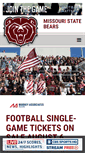 Mobile Screenshot of missouristatebears.com