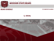 Tablet Screenshot of missouristatebears.com